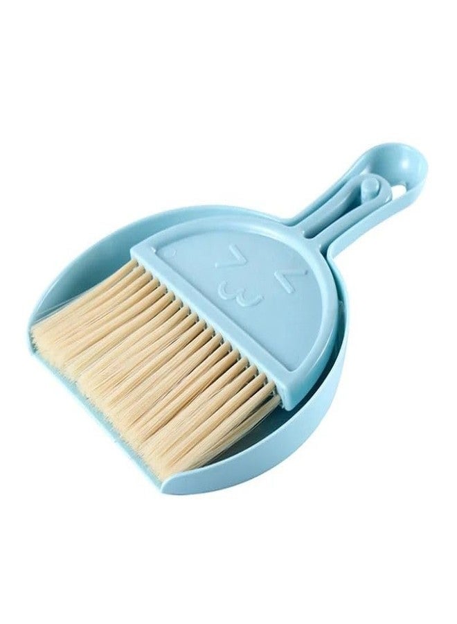 TOP TRICK Plastic Cleaning Broom Brush and Dustpan Set Broom Sweep Cleaning Brush Car Keyboard Cleaning Brush -1pcs Broom Brush and 1 pcs Dustpan Set - Image 2